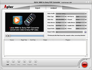 Aplus WMV to PSP Converter screenshot